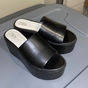 Zara platform shoes